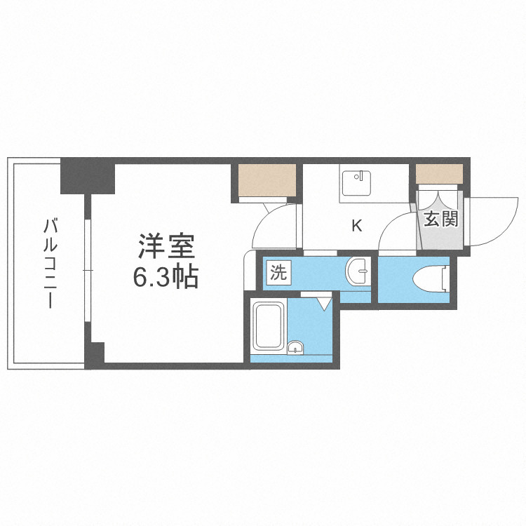 5階の間取り図