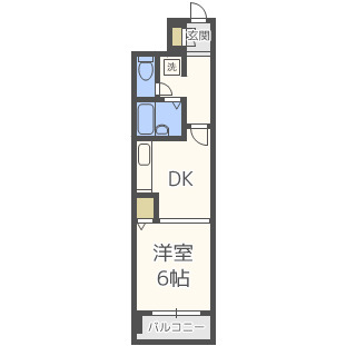 2階の間取り図