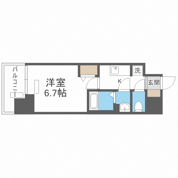 -階の間取り図