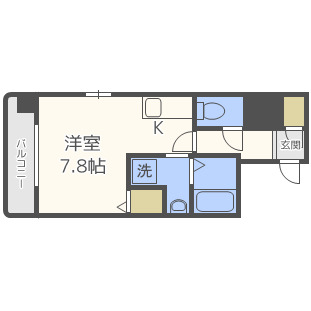 8階の間取り図