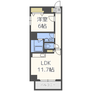 5階の間取り図