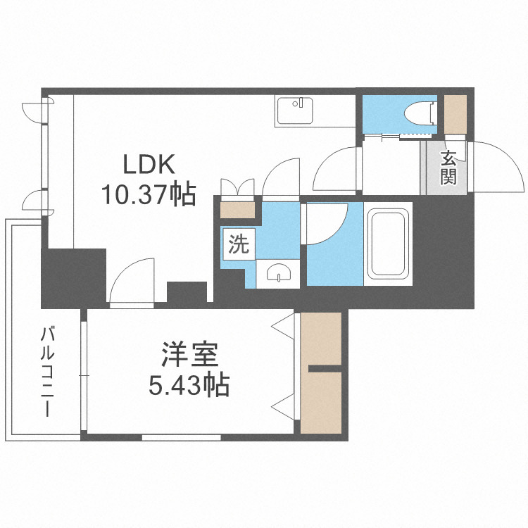 7階の間取り図