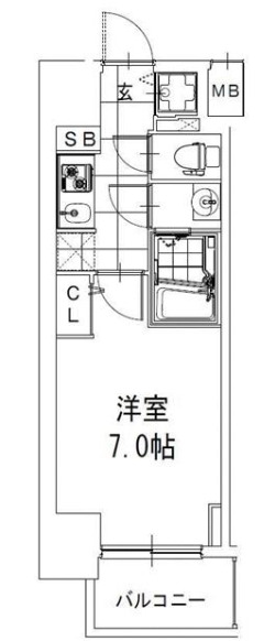 2階の間取り図