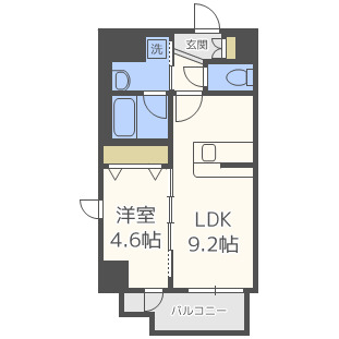 6階の間取り図