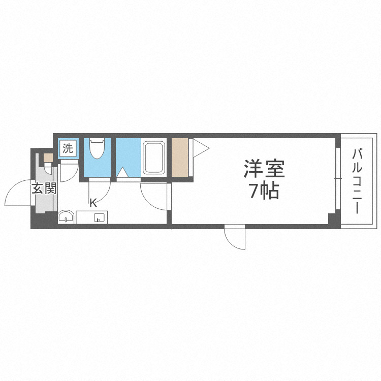 4階の間取り図