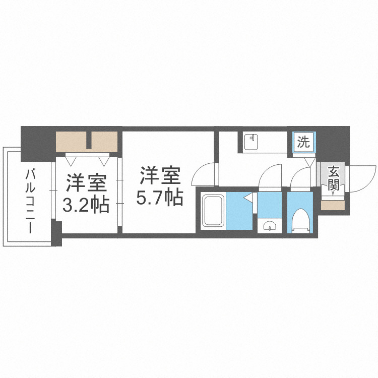 9階の間取り図
