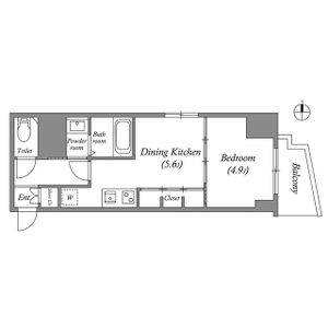 8階の間取り図