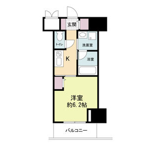 6階の間取り図