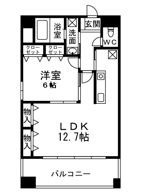 2階の間取り図