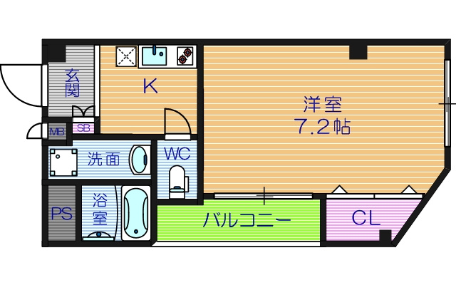 3階の間取り図