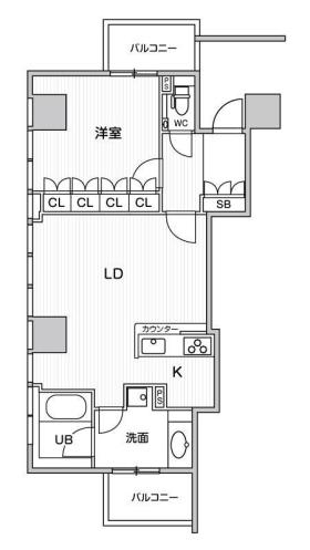 14階の間取り図