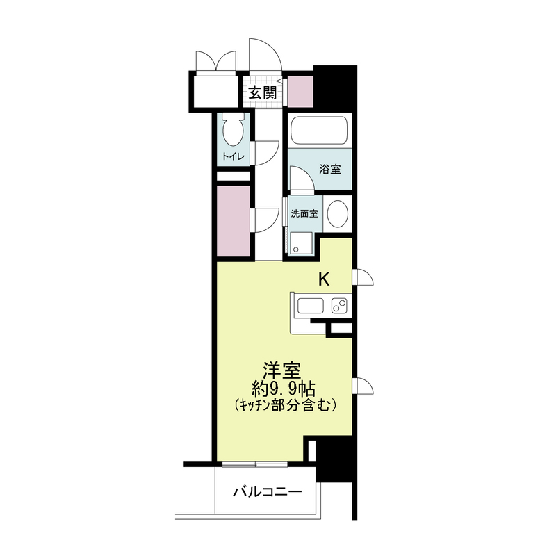 9階の間取り図