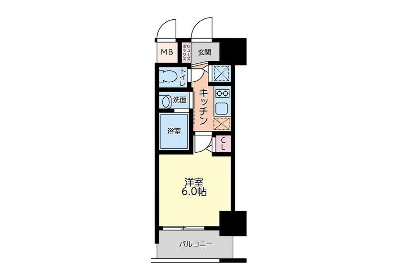 8階の間取り図