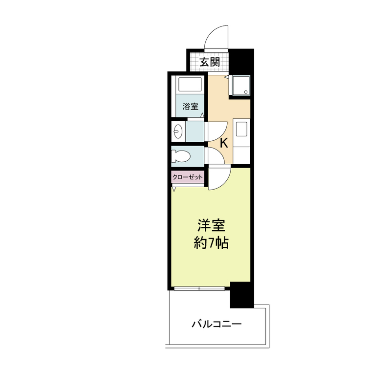 4階の間取り図