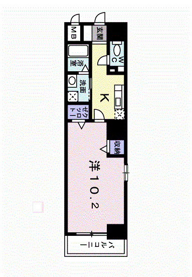 7階の間取り図
