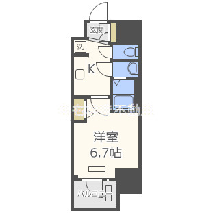 5階の間取り図