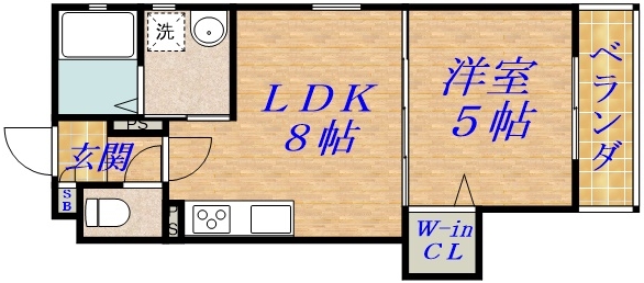 閑静な住環境です。インターネット無料。