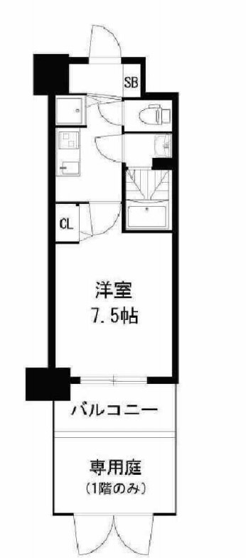 ディームス江坂　間取り　別部屋参考