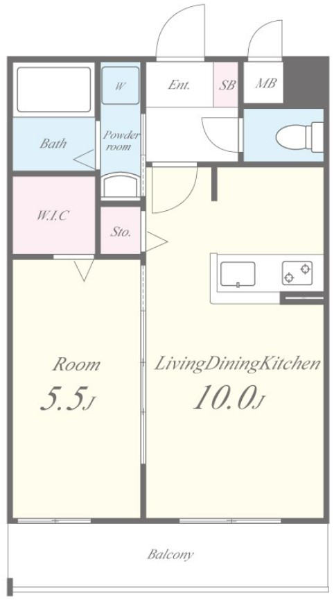 THE TERRACE天王寺MK　間取り