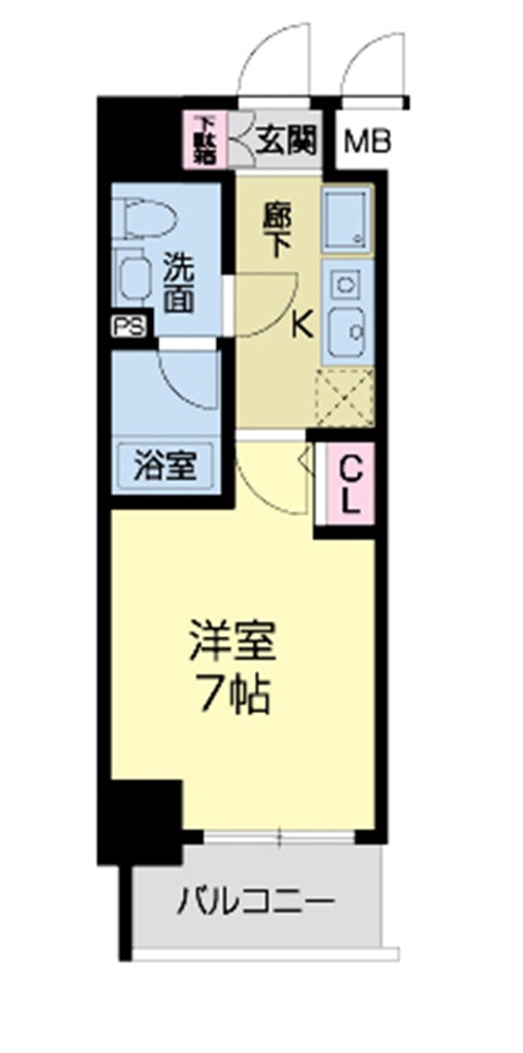 ＫＤＸ新町レジデンス　間取り