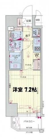 プレサンス上町台リベルテ　間取り