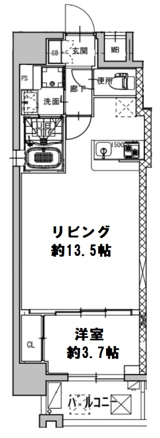 ファーストフィオーレ本町イーストⅡ　間取り