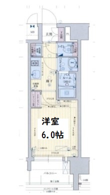 グランカリテ日本橋　間取り