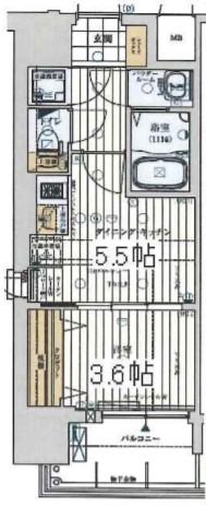 レジュールアッシュウエストレジス　間取り
