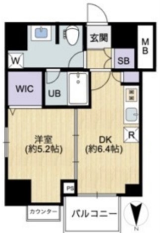 プレサンスNEO中之島　間取り
