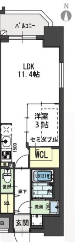 ラ・フォルム本町WEST　間取り