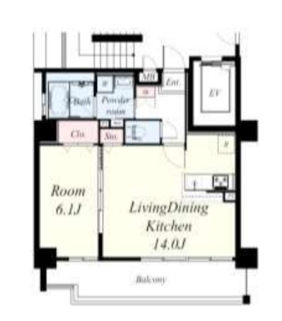 エルデ北堀江　間取り
