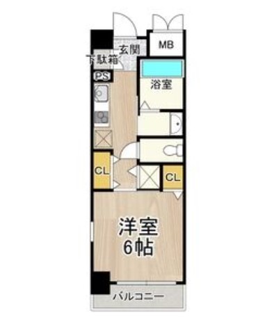 ルナコート江戸堀　間取り