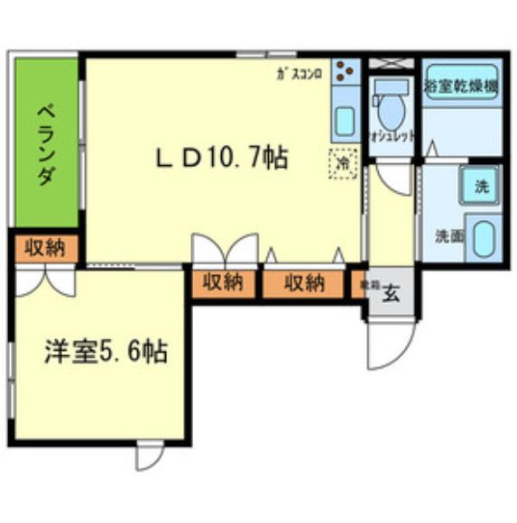 ヘーベルメゾン九条　間取り