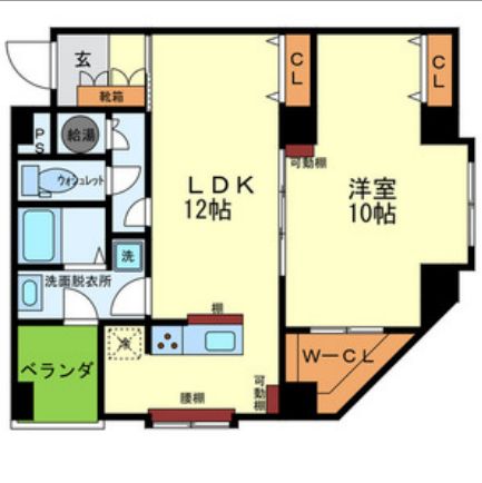 サンライフ南堀江　間取り
