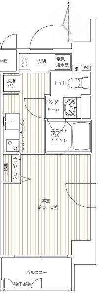 ラナップスクエア南森町　間取り