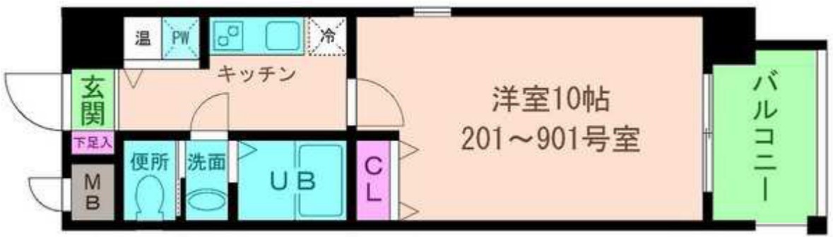 エスキュート平野町 間取り