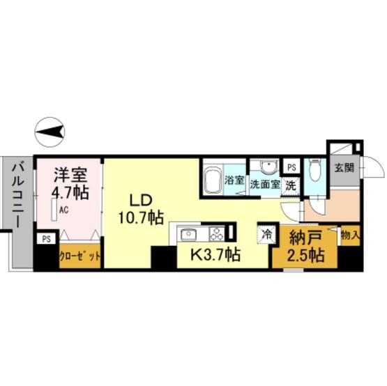 Calmtree上町台　間取り