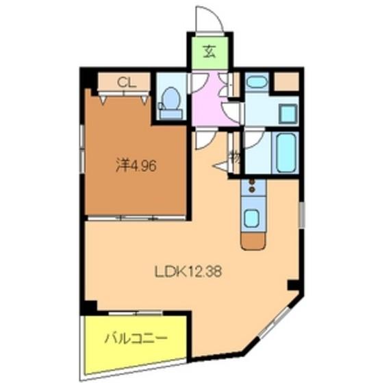 夕陽ヶ丘マンション　間取り