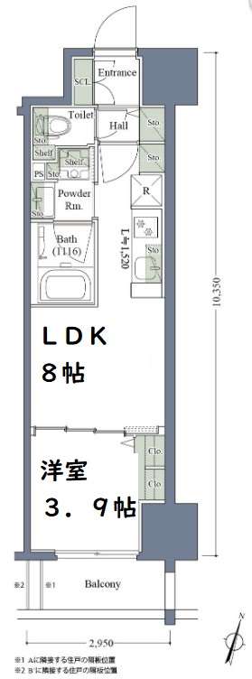 アーバネックス西本町　間取り