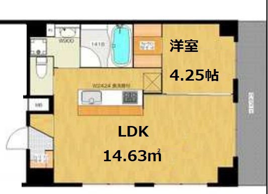 BRAVE天満橋　間取り