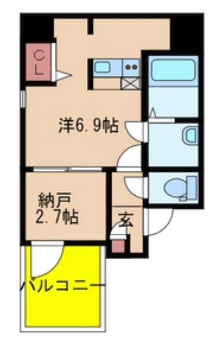 ONLYONE梅田北　間取り