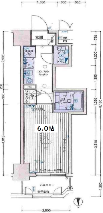 エステムコート大阪城南　間取り　別部屋参考