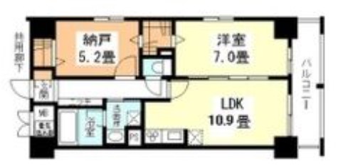 アネスト北堀江 間取り