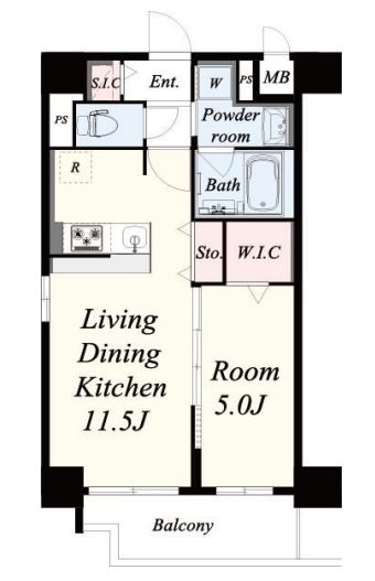 Vert soleil真田山　間取り