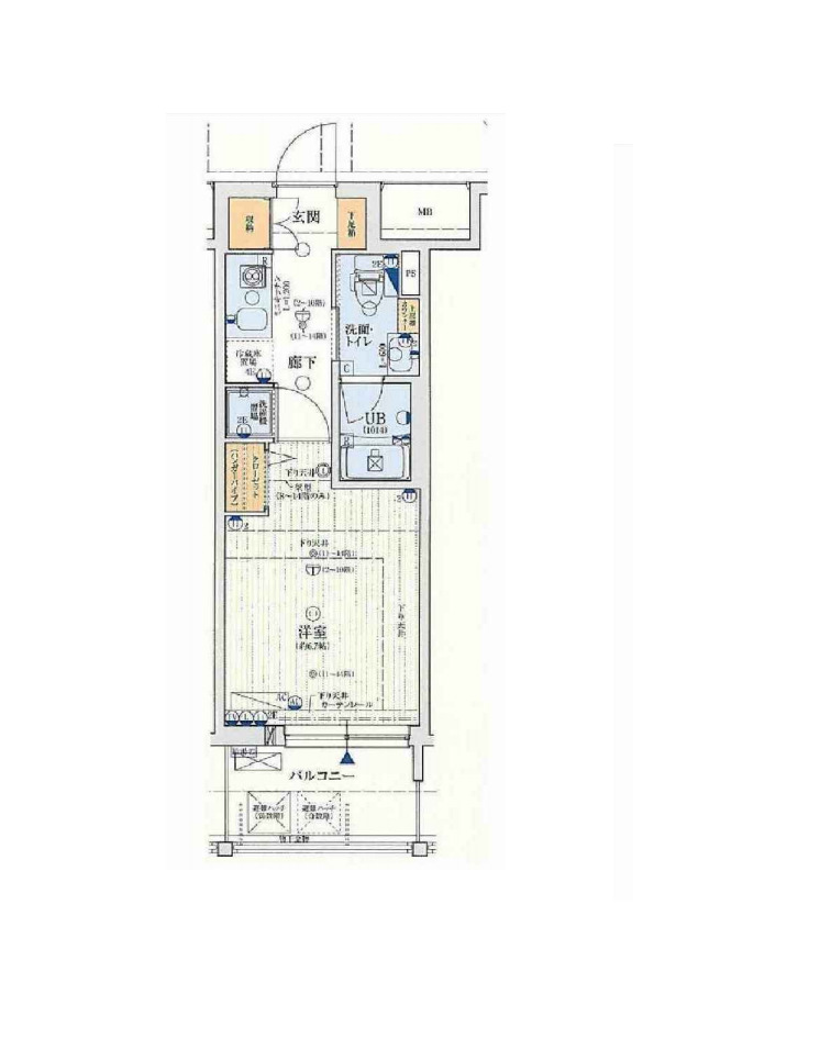 レオンコンフォート谷町六丁目 間取り