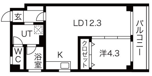 グレイスクラール　間取り