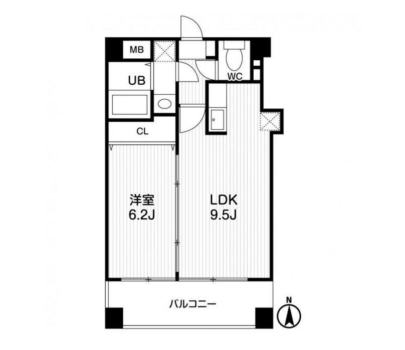 アーデンタワー立売堀　間取り
