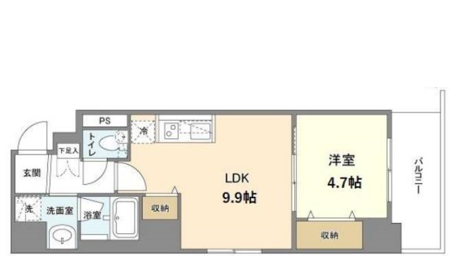 藤の邸 京町堀　間取り