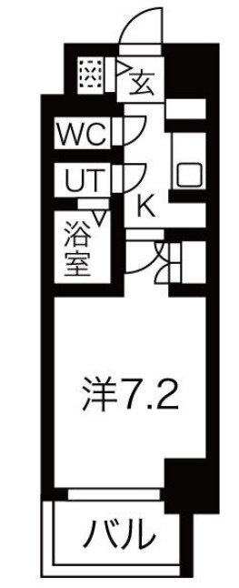 W-STYLE新大阪Ⅱ　間取り