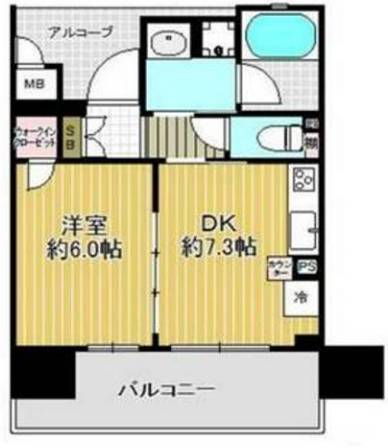 クリスタルエグゼ心斎橋　 間取り